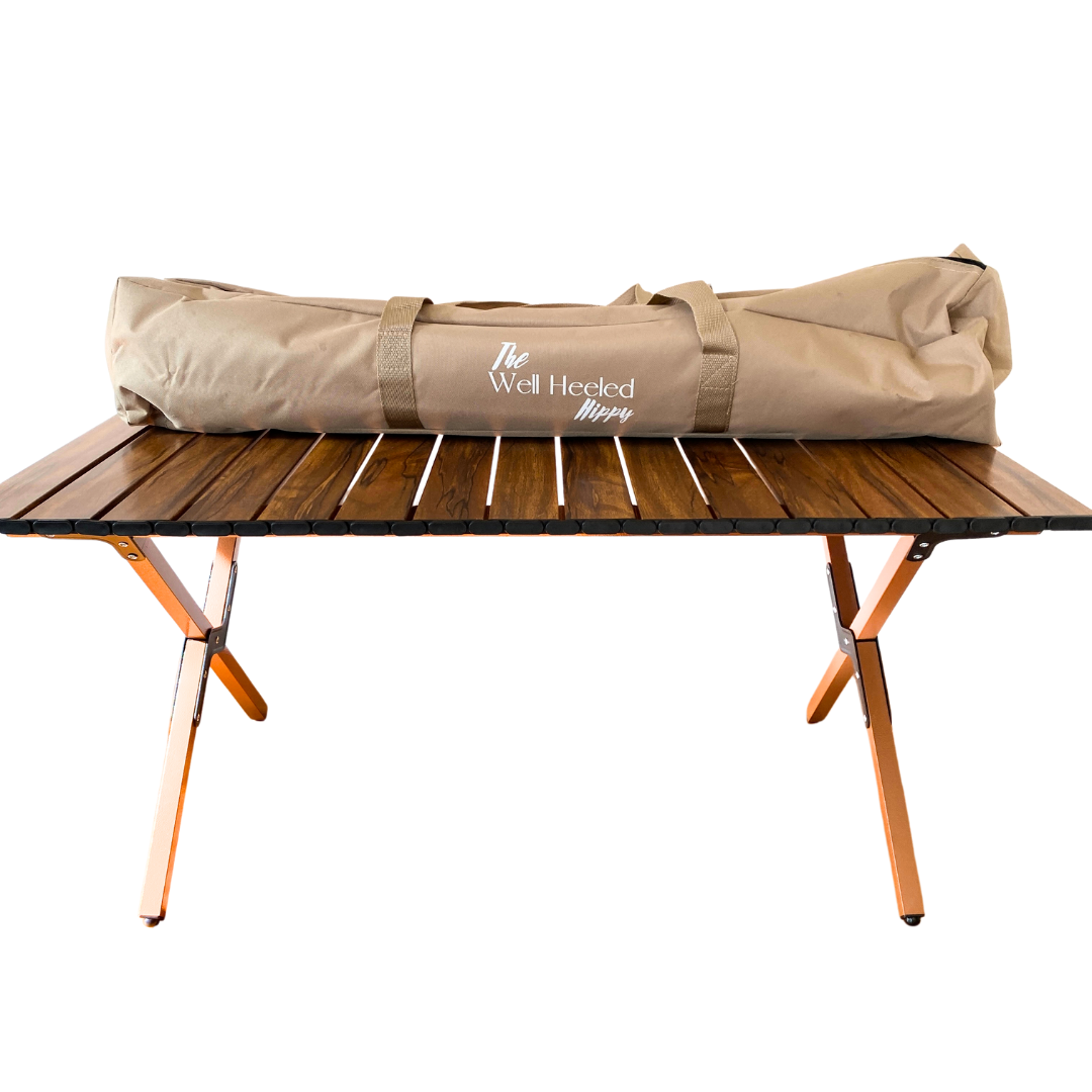 Safari Roll-Top Folding Table