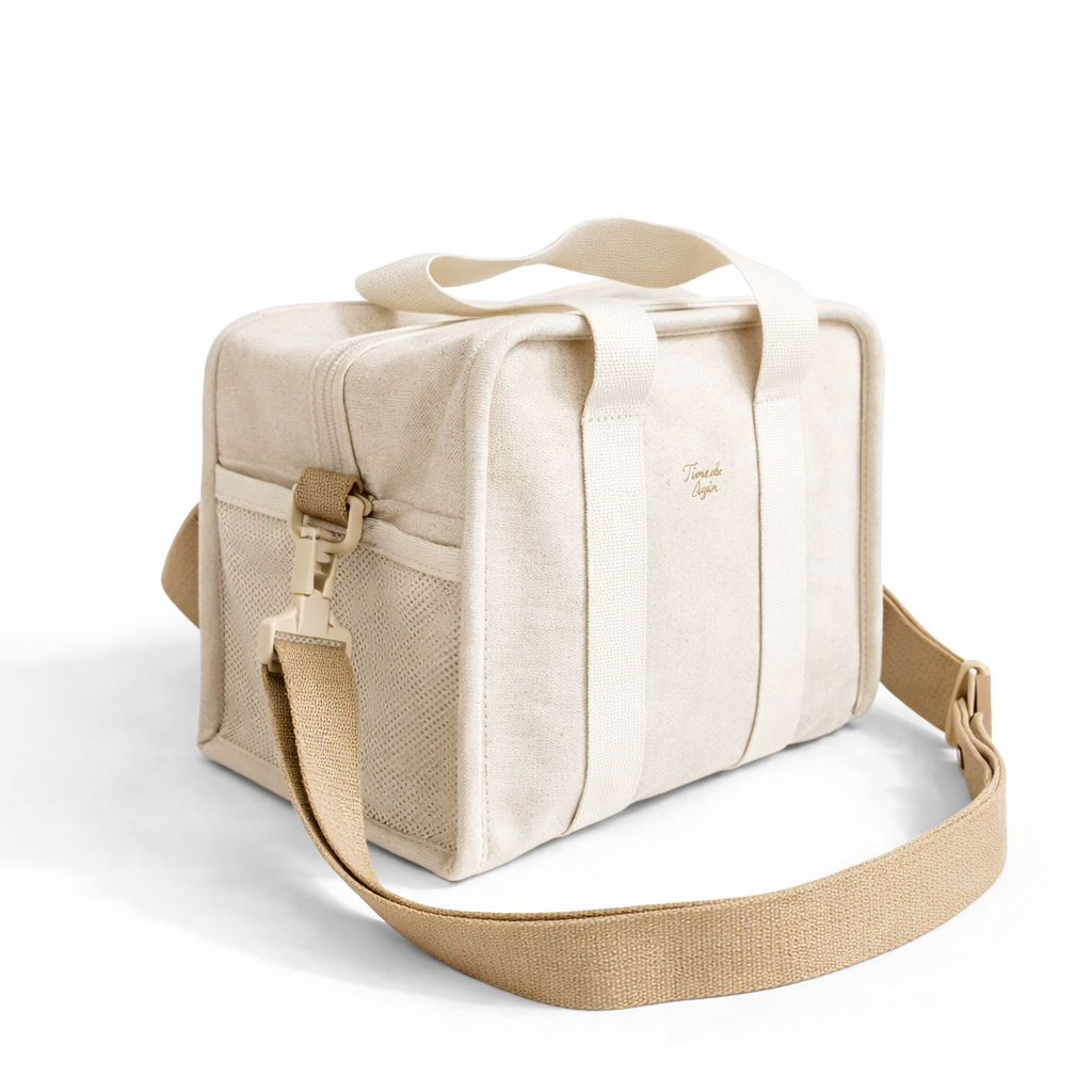 Large Linen Cool Bag