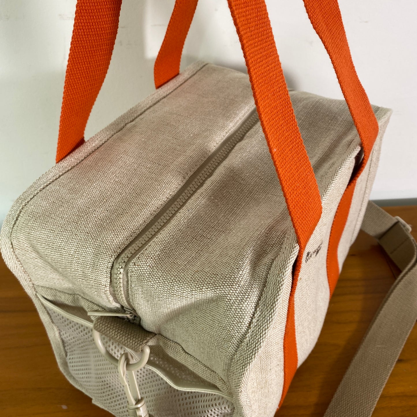 Large Linen Cool Bag