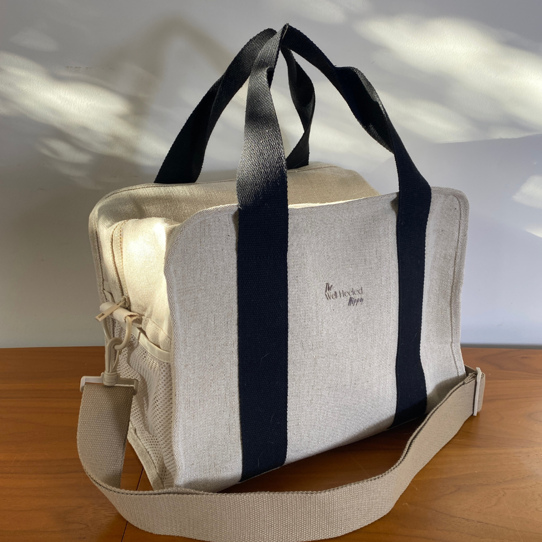 Jumbo/ Extra Large Linen Cool Bag