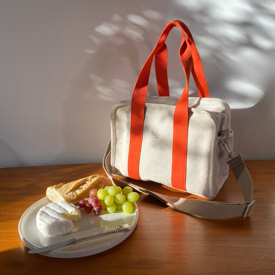 Large Linen Cool Bag